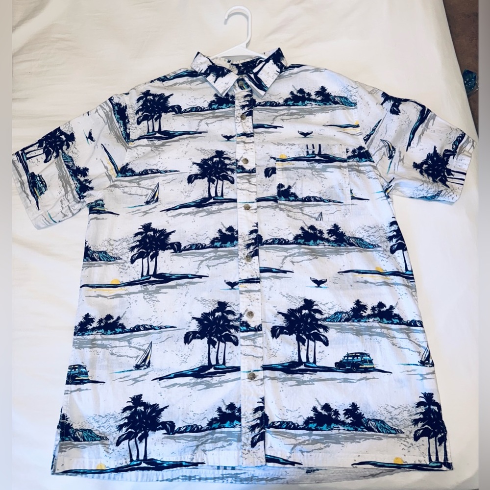 Croft & Barrow Hawaiian Button Down Shirt